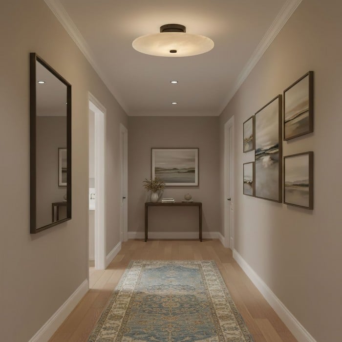 Ankeny alabaster plafondlamp HL2957