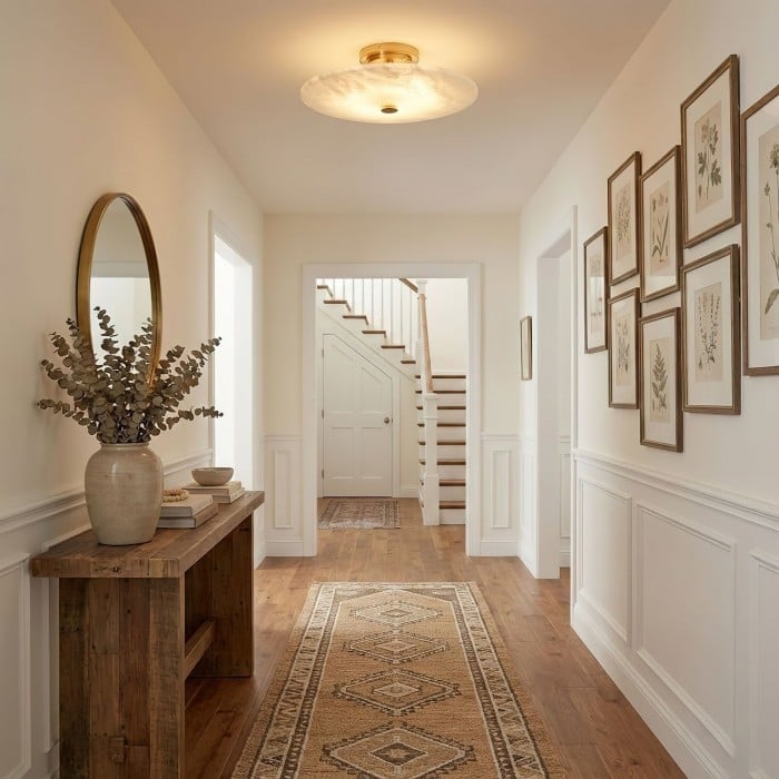 Ankeny alabaster plafondlamp HL2957