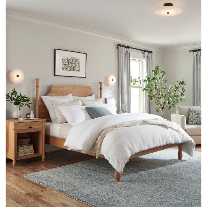 Ankeny alabaster plafondlamp HL2957