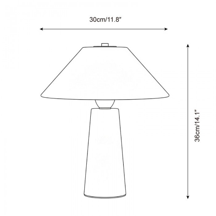 Auralin bordslampa HL2836