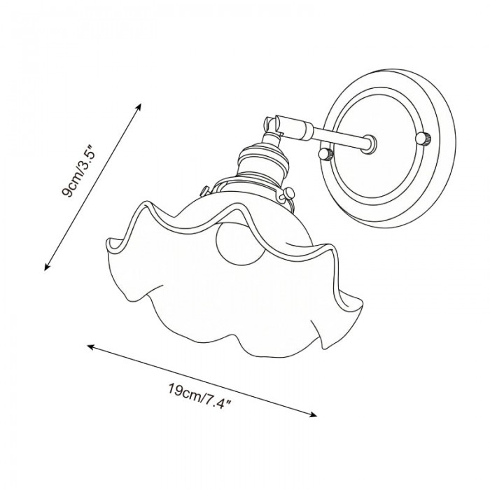 Bellewave Wall Lamp HL2847
