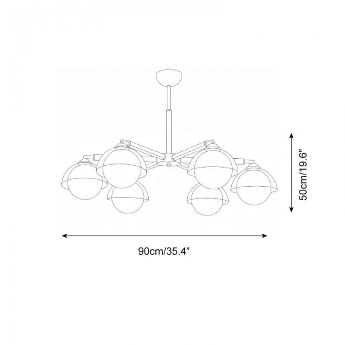 Belmont kroonluchter HL2749
