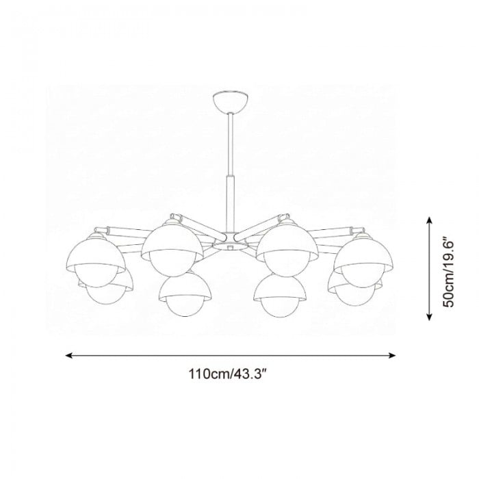 Belmont kroonluchter HL2749