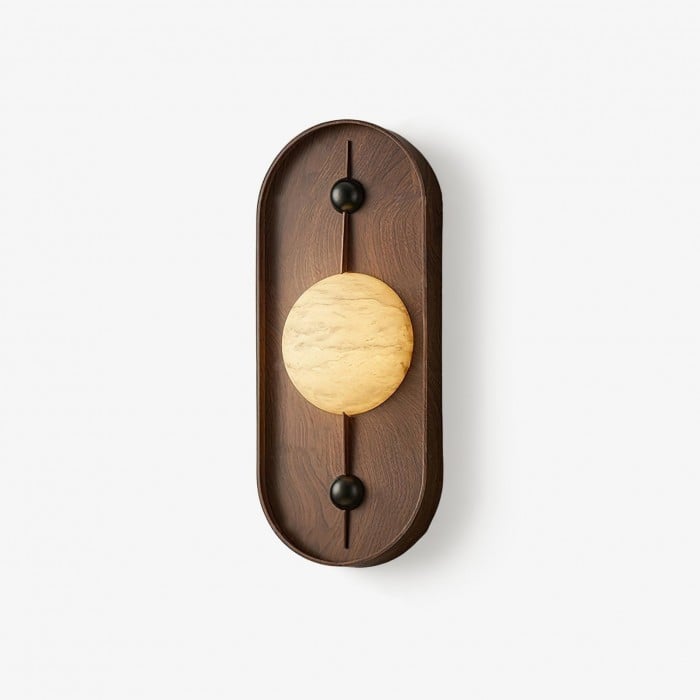 Bezel Alabaster Wall Lamp HL2946