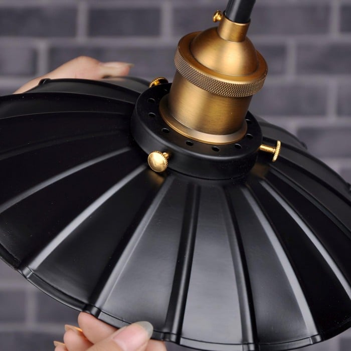Black Skirt Pendant Light HL2912