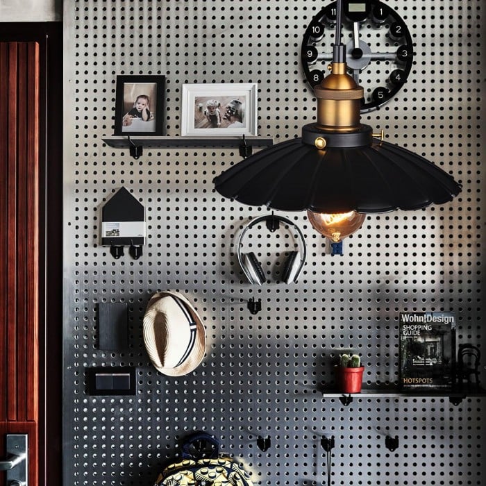 Black Skirt Pendant Light HL2912