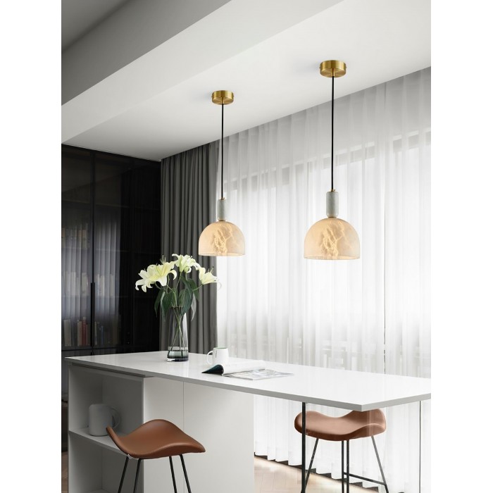 Blair Alabaster Pendant Light HL2908