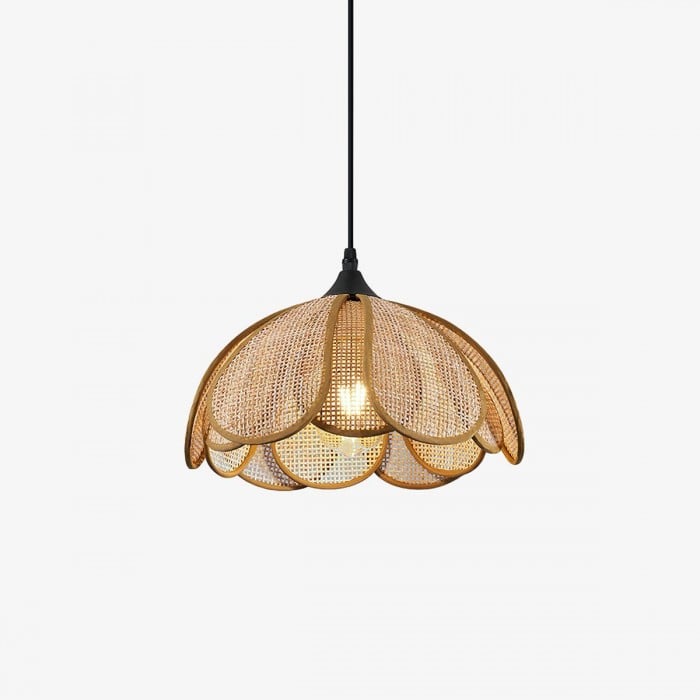 Bloom Rattan Pendant Lamp HL2911