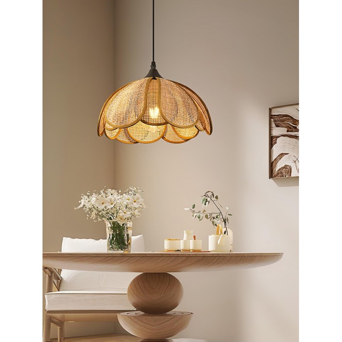 Bloom Rattan Pendant Lamp HL2911