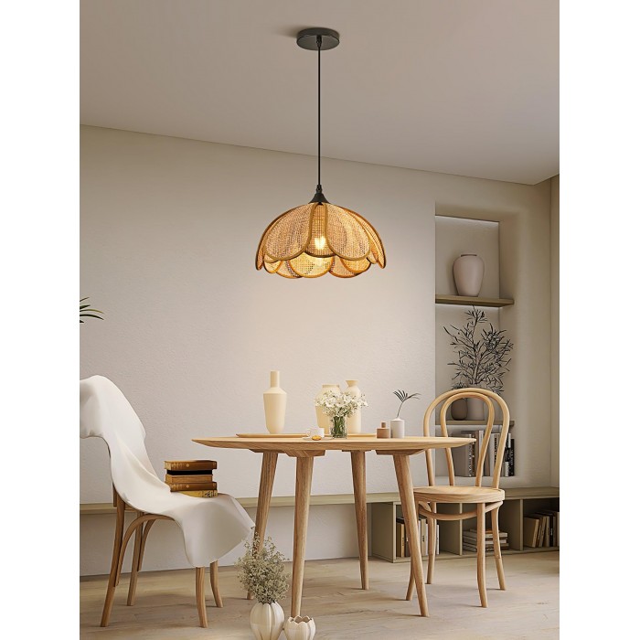 Bloom Rattan Pendant Lamp HL2911