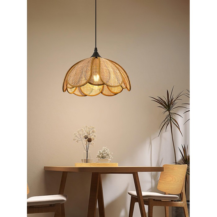 Bloom Rattan Pendant Lamp HL2911