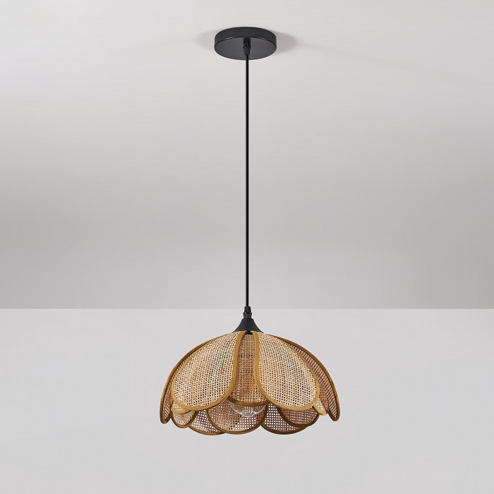 Bloom Rattan Pendant Lamp HL2911