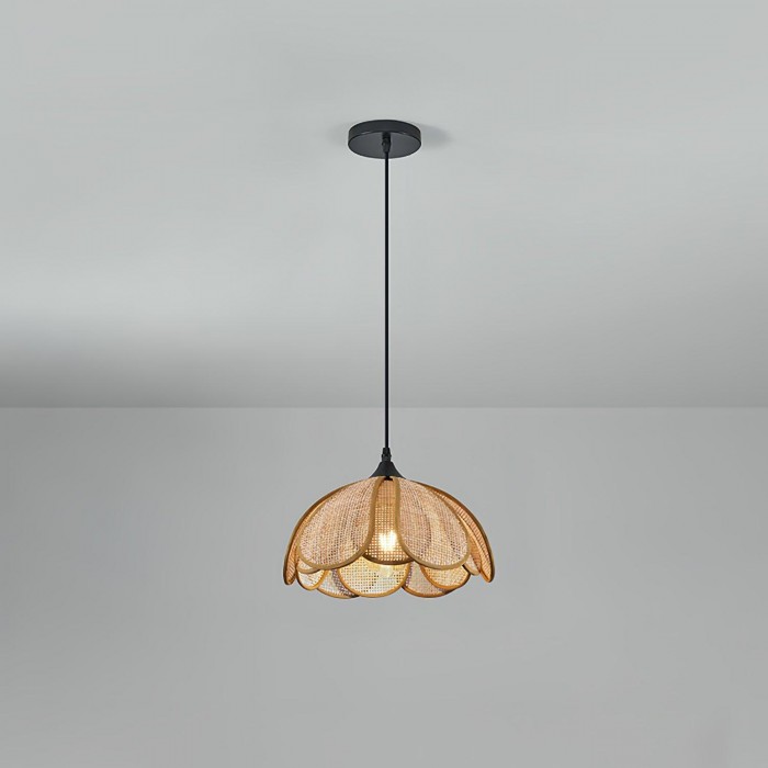 Bloom Rattan Pendant Lamp HL2911