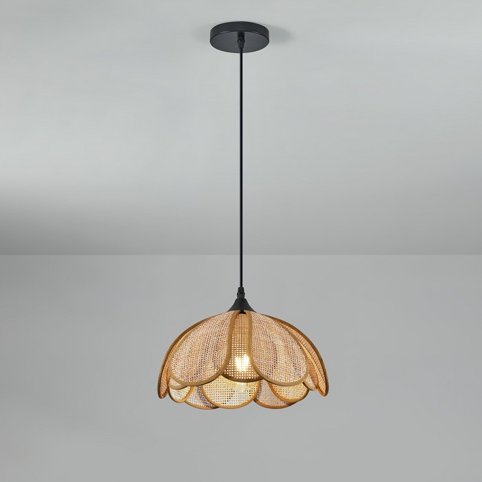 Bloom Rattan Pendant Lamp HL2911
