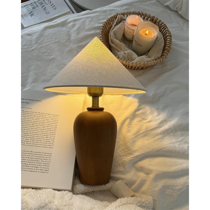 Brayden träbordslampa HL2582