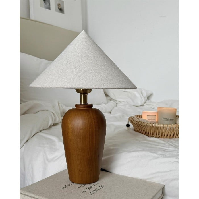 Brayden träbordslampa HL2582