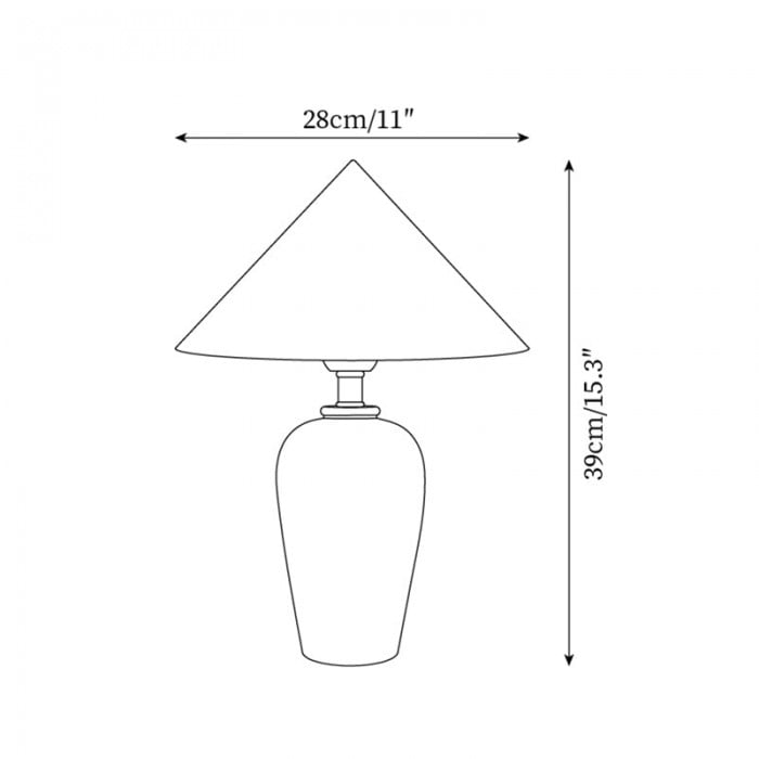 Brayden träbordslampa HL2582