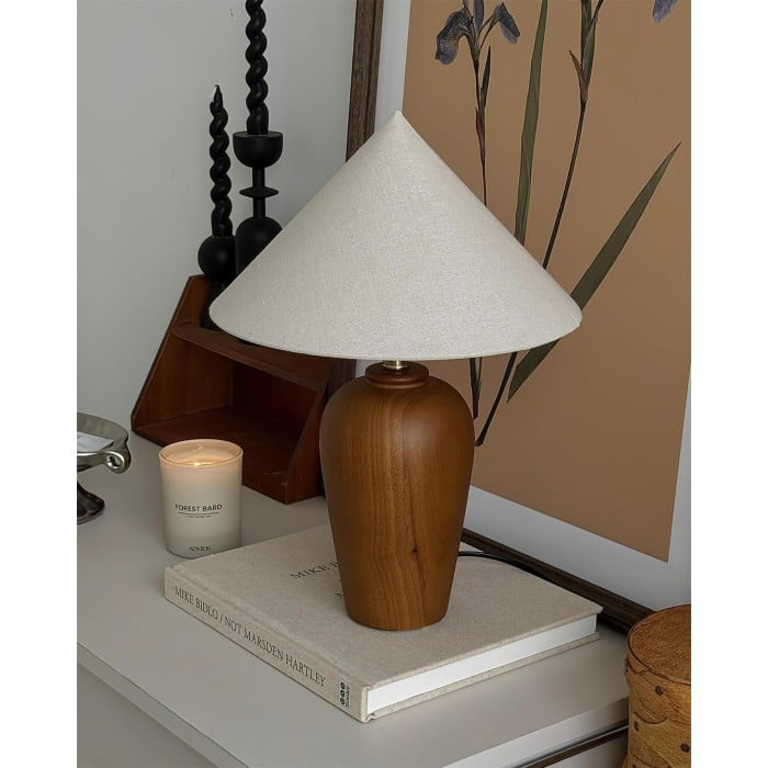 Brayden träbordslampa HL2582