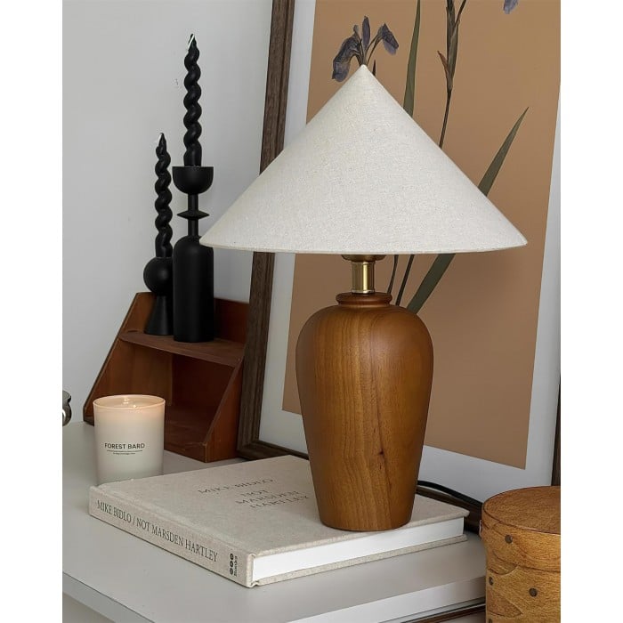 Brayden träbordslampa HL2582