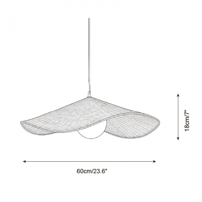 Lámpara colgante Breezeleaf HL2859