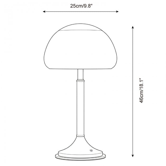Brunello bordslampa HL2837