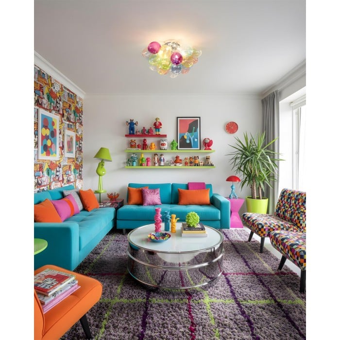 Bubbelvormige plafondlamp HL2856