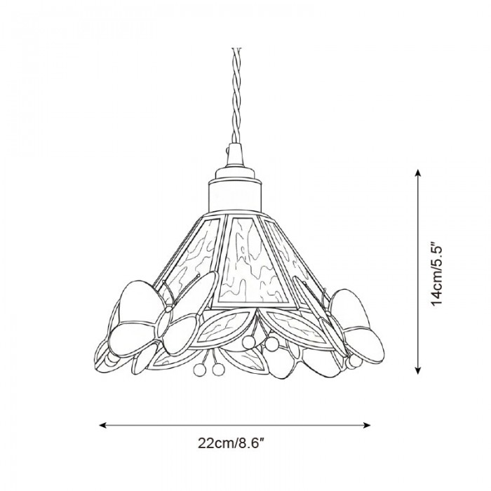 Vlinderjuweel hanglamp HL2797
