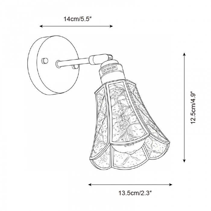 Camoria wandlamp HL2819