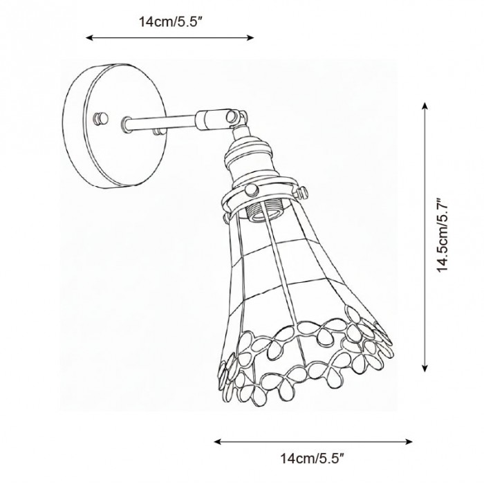 Camoria wandlamp HL2819