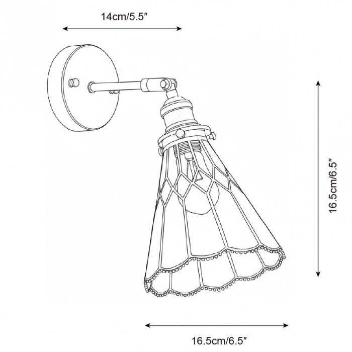 Camoria wandlamp HL2819