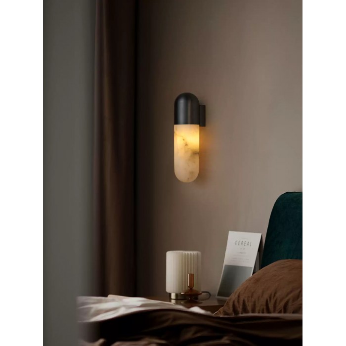 Capsule Alabaster Wandlamp HL2958