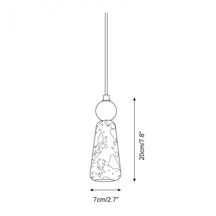 Cemento hanglamp HL2754