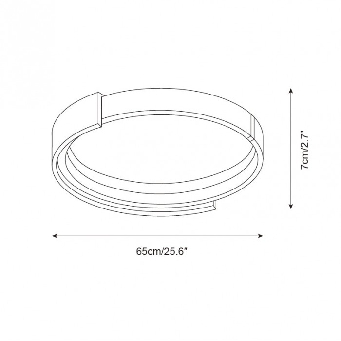 Cerqon Halo plafondlamp HL2684