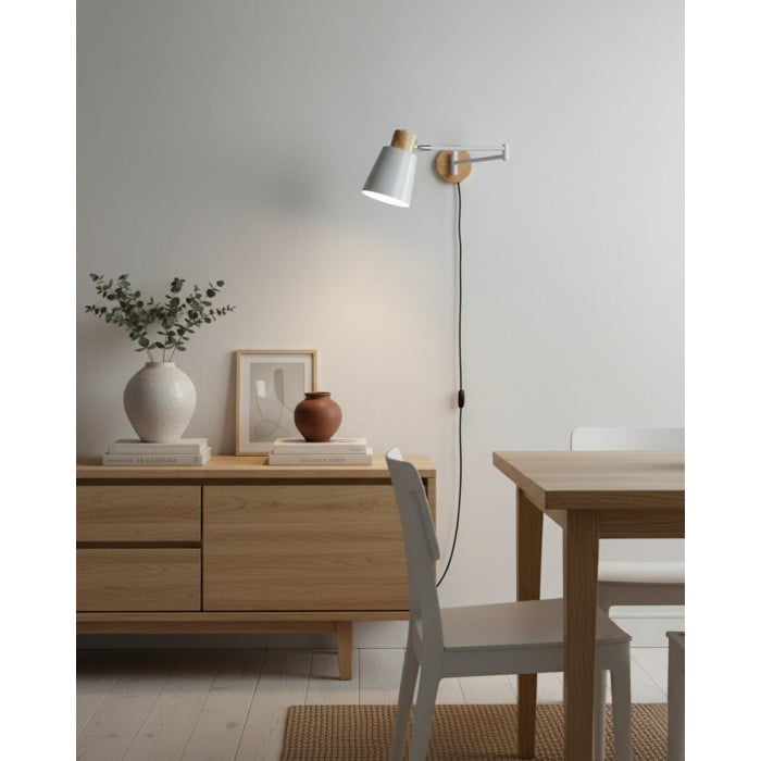 Collin Verstelbare Stekker Wandlamp HL2818