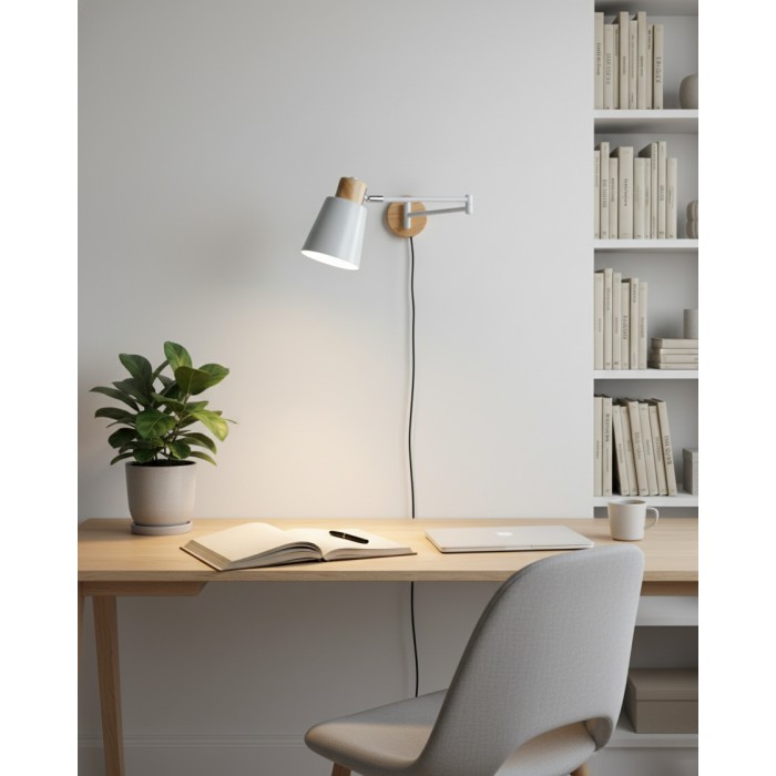 Collin Verstelbare Stekker Wandlamp HL2818