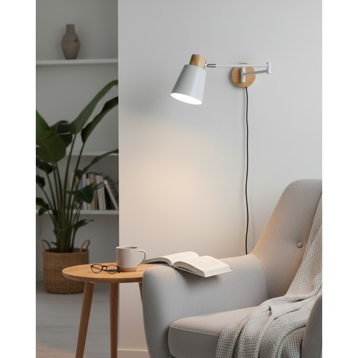 Collin Verstelbare Stekker Wandlamp HL2818
