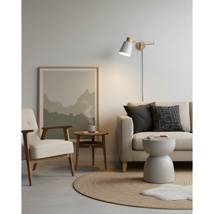 Collin Verstelbare Stekker Wandlamp HL2818