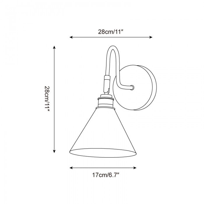 Conira wandlamp HL2739
