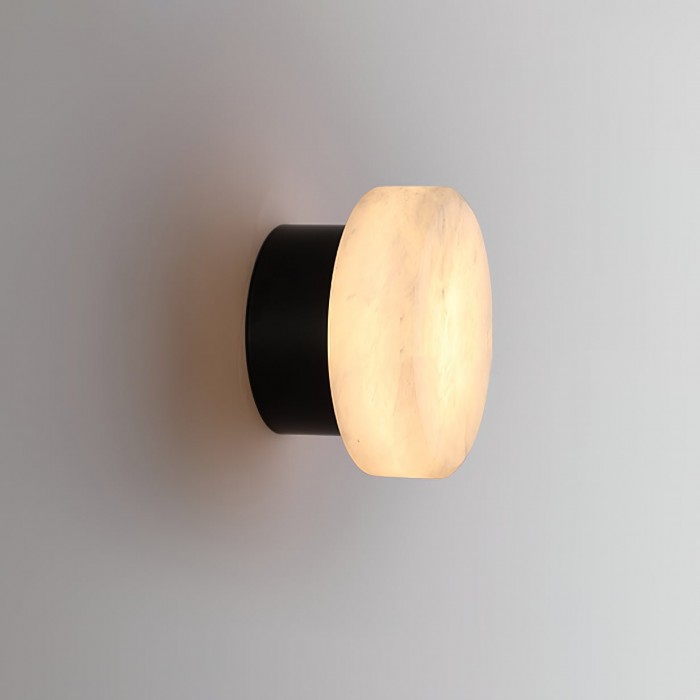 Cilindrische albasten wandlamp HL2952