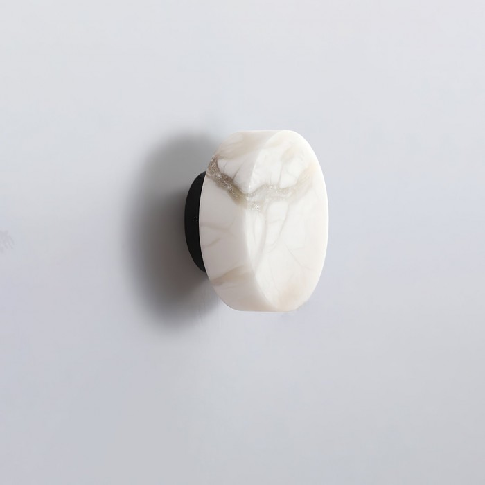 Cilindrische albasten wandlamp HL2952