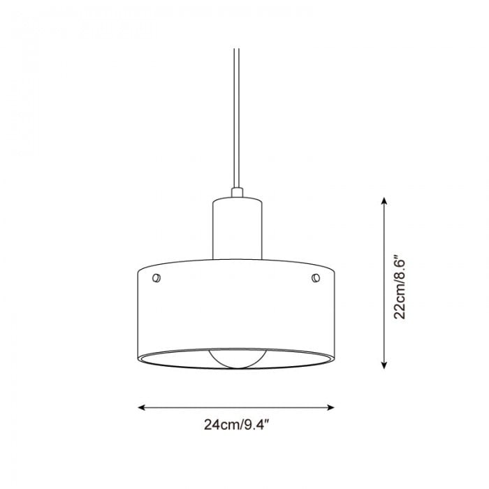 Lampada a sospensione Dovira HL2748