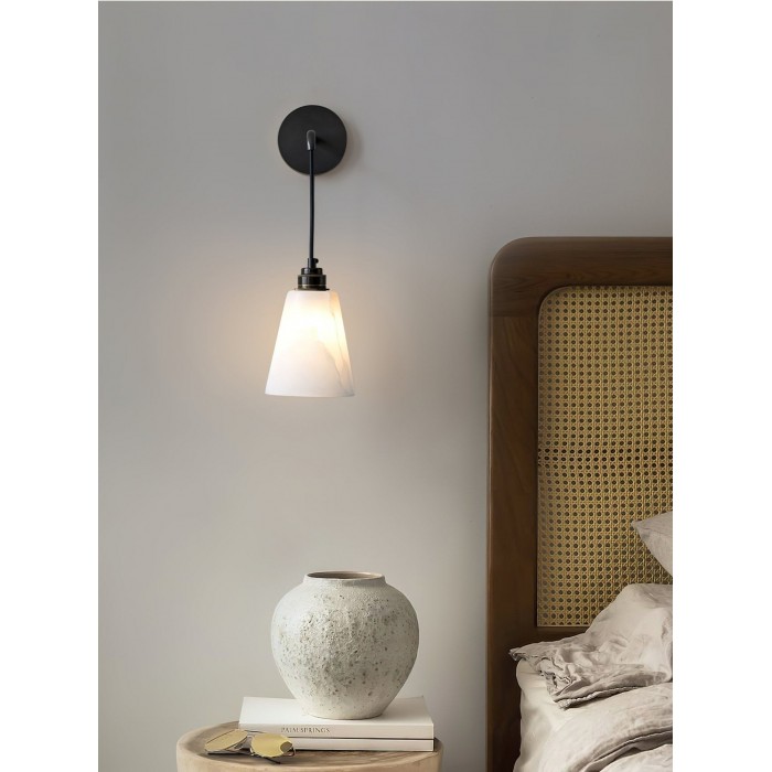 Lampada da parete a goccia in alabastro HL2956