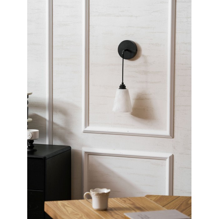 Lampada da parete a goccia in alabastro HL2956