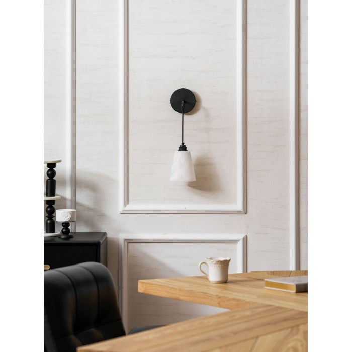 Lampada da parete a goccia in alabastro HL2956