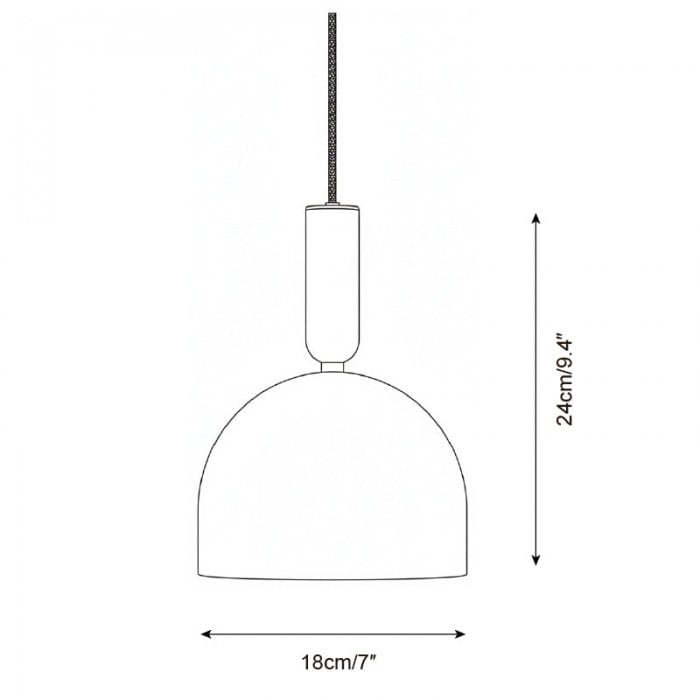 Lampada a sospensione Ellouz HL2802