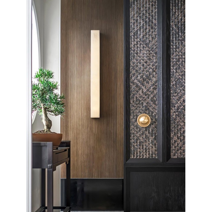 Lampada da parete Emerson in alabastro HL2954