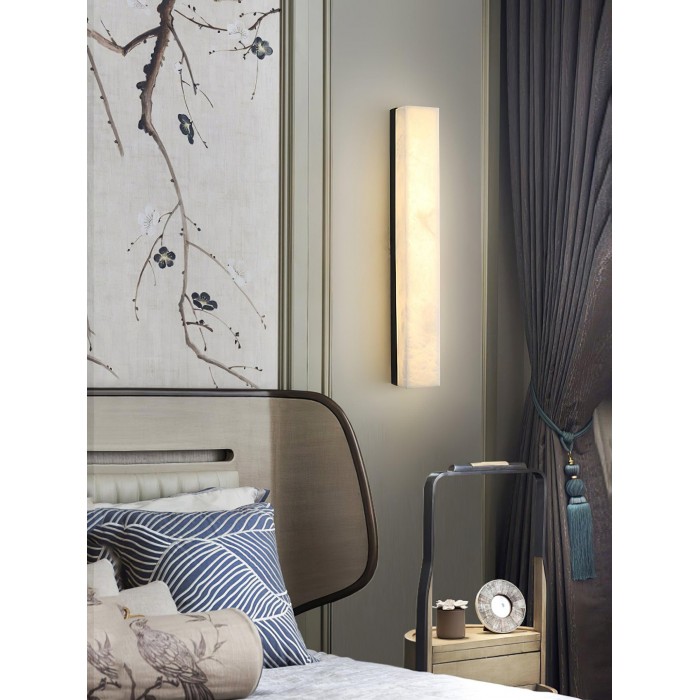 Lampada da parete Emerson in alabastro HL2954