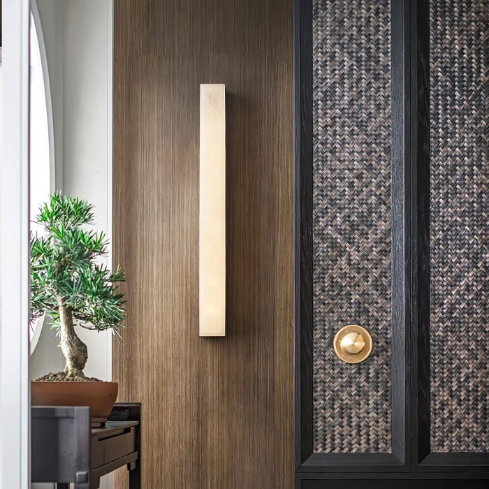 Lampada da parete Emerson in alabastro HL2954