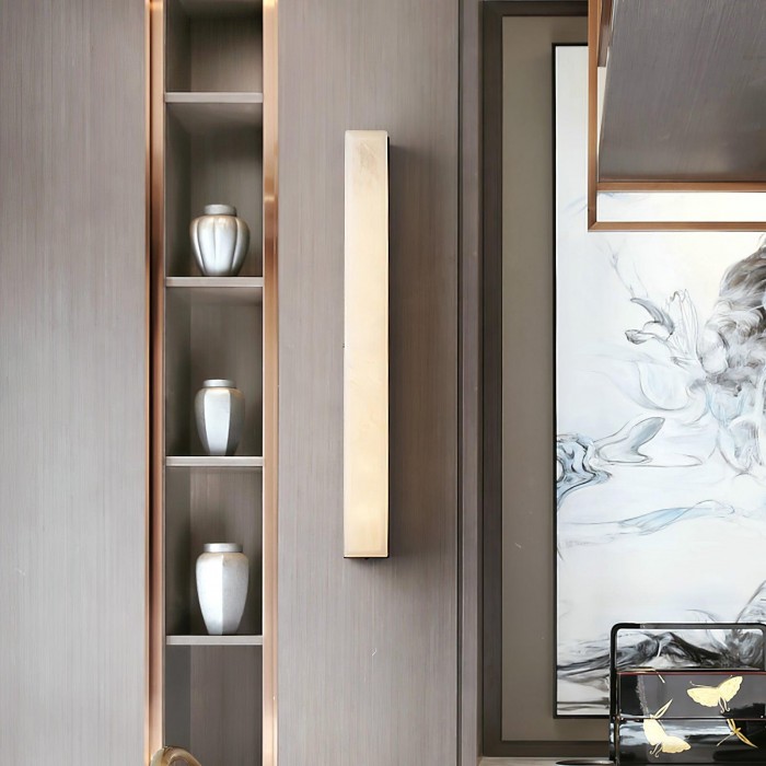 Lampada da parete Emerson in alabastro HL2954