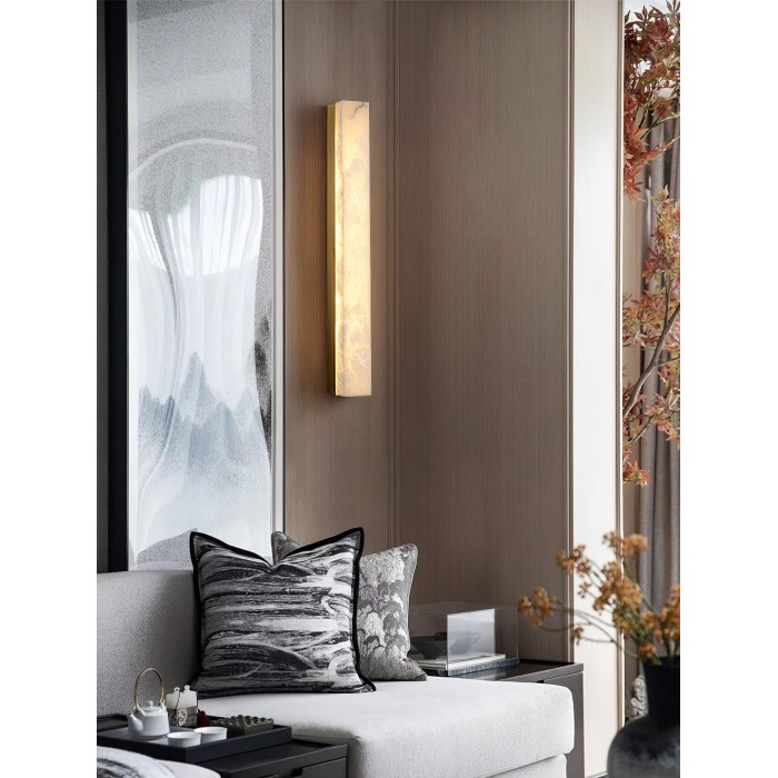 Lampada da parete Emerson in alabastro HL2954